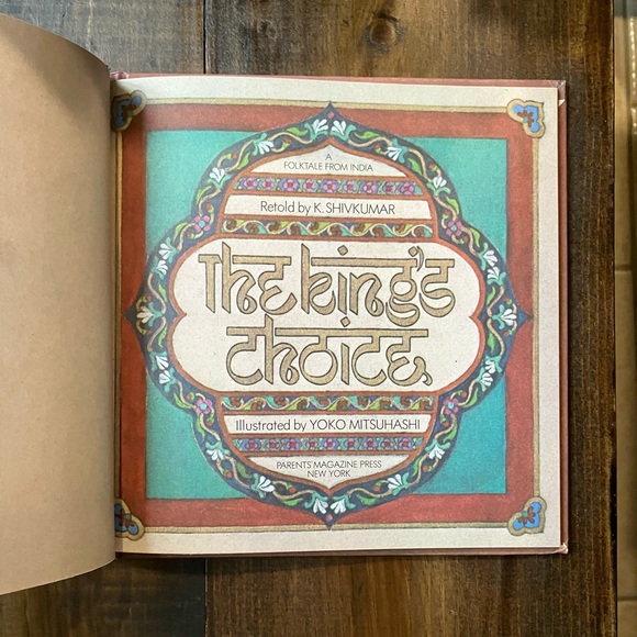 The King's Choice: A Folktale from India - Retold by K Shivkumar 1971 Hardcover - Picture 12 of 16